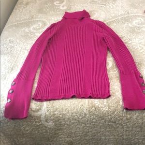Time and Tru pink turtle neck sweater Medium